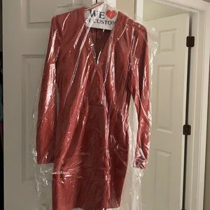 Rust mini dress size 6 never worn